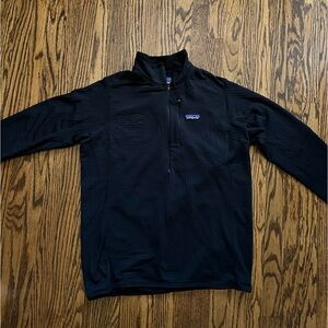 Patagonia R1 1/4 zip black